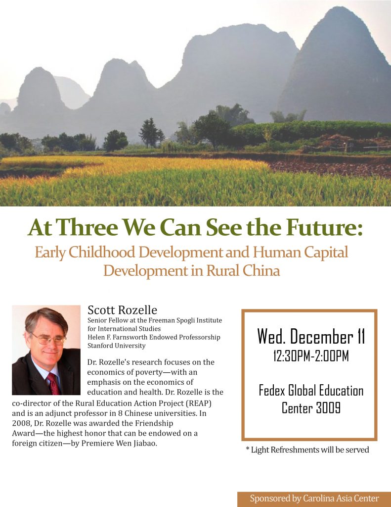 At Three We Can See the Future w/Scott Rozelle on 12/11
