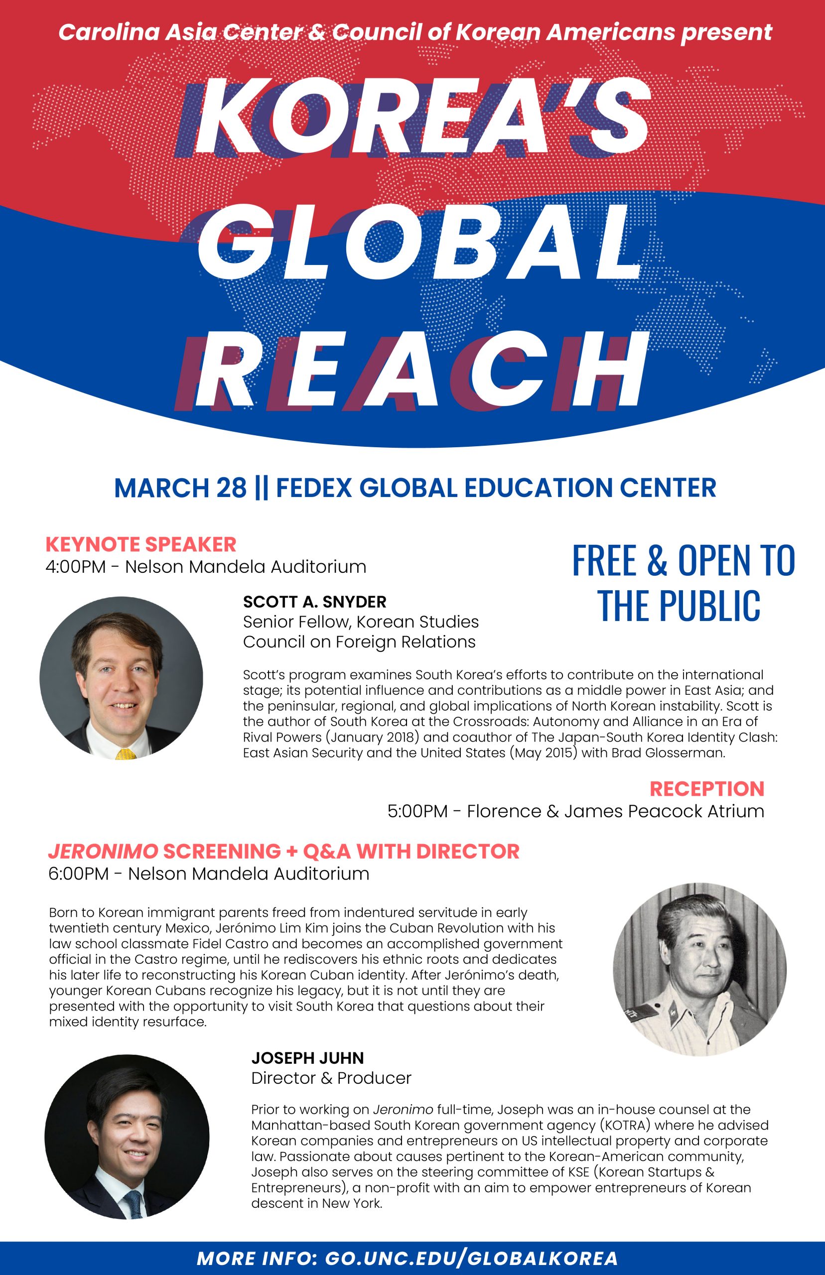 Korea's Global Reach, Scott Snyder, Jeronimo screening, Joseph Juhn, Council on Foreign Relations