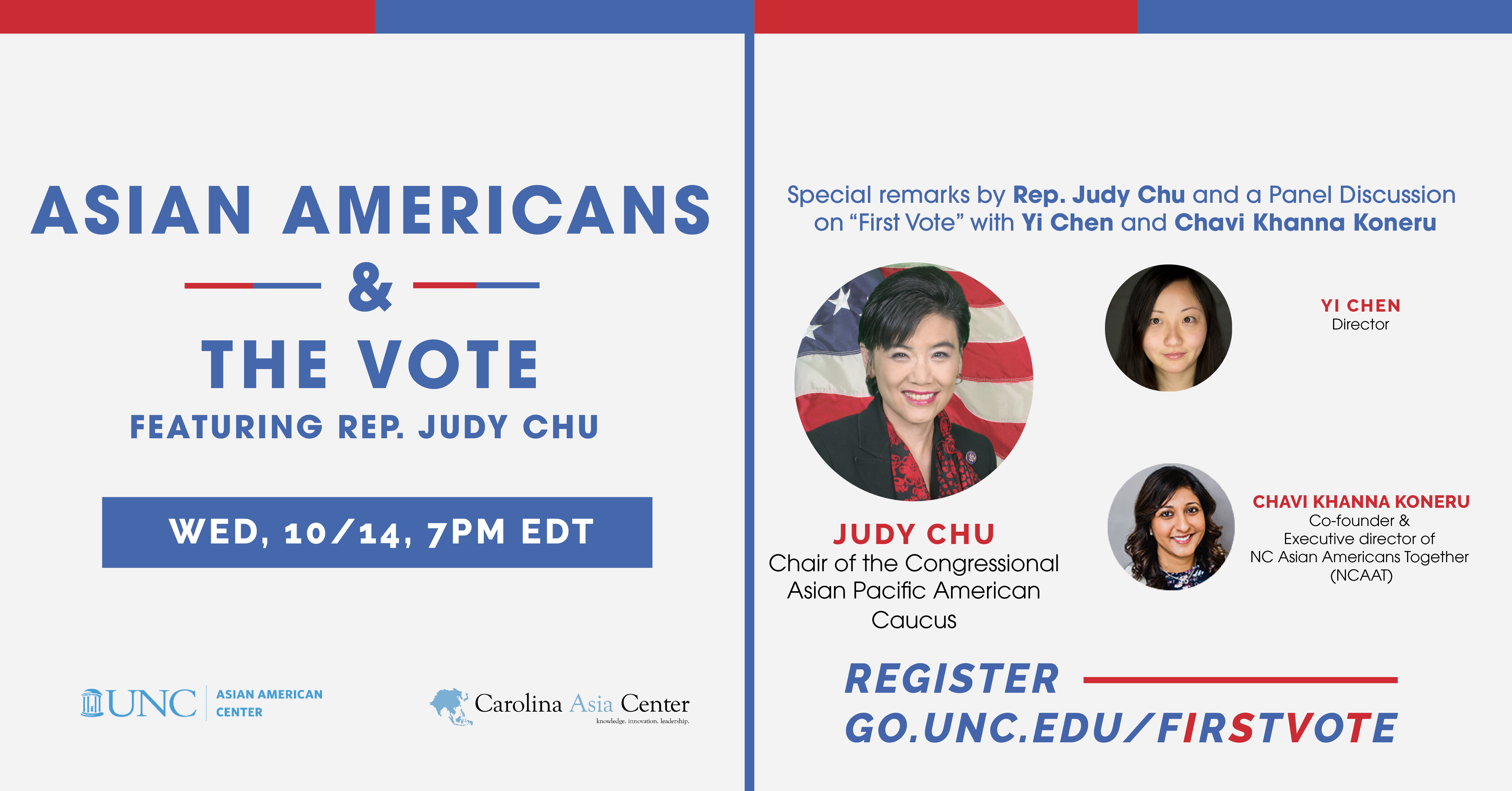 Asian Americans and the Vote Featuring Rep. Judy Chu
