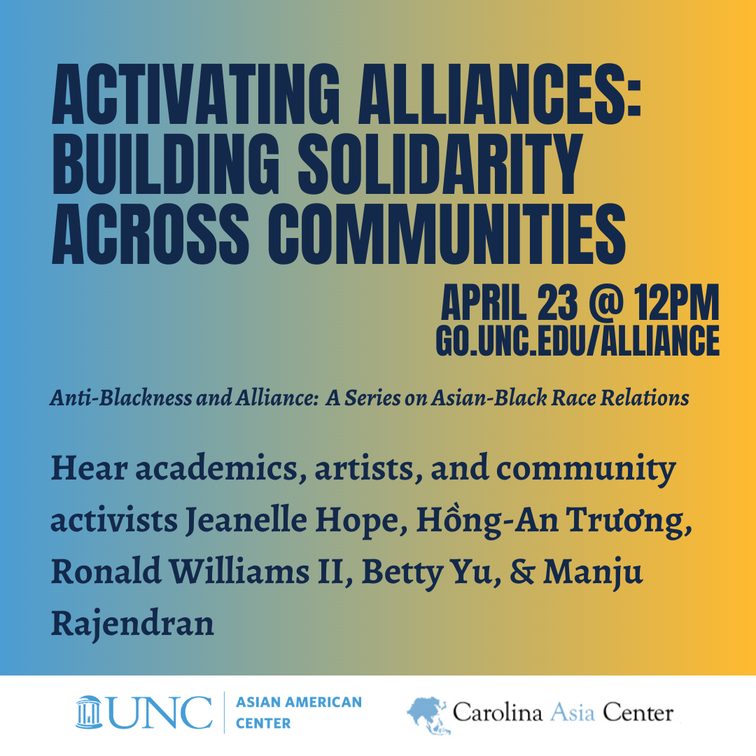  April 23: Activating Alliances: Building Solidarities Across Communities